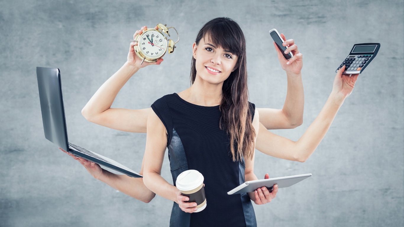 Female founder Multitasking leading to burnout